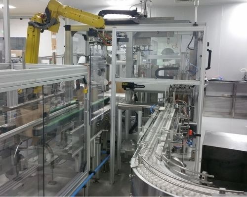 Robotic Case Packaging Line​